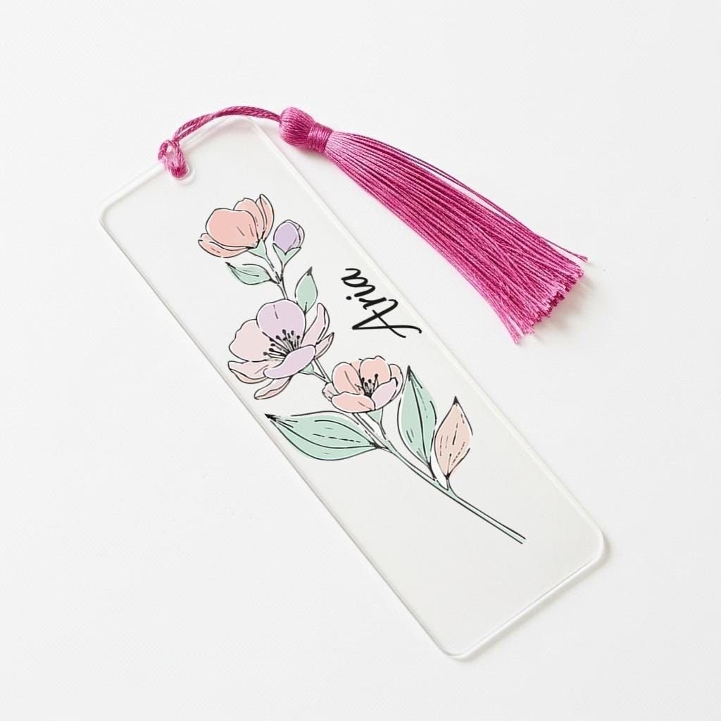 Marca-página Floral